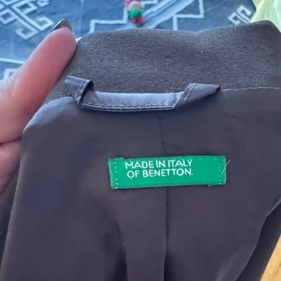 United Colors Of Benetton Dark Brown Women's Blazer - Picture 9 of 9